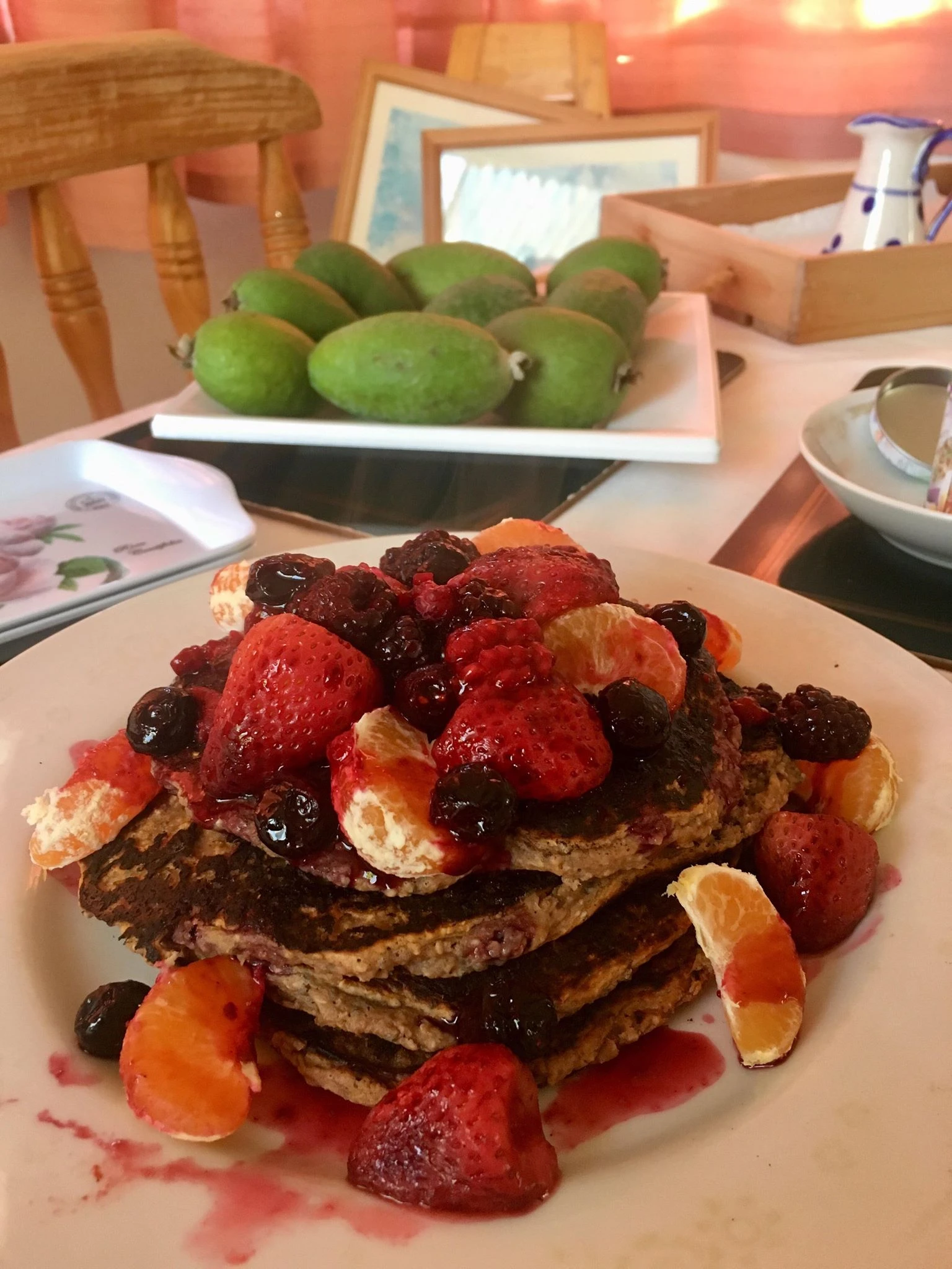 Vegan protein pancakes easy and fast