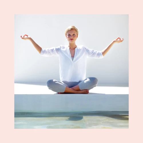Woman practicing Mindfulness