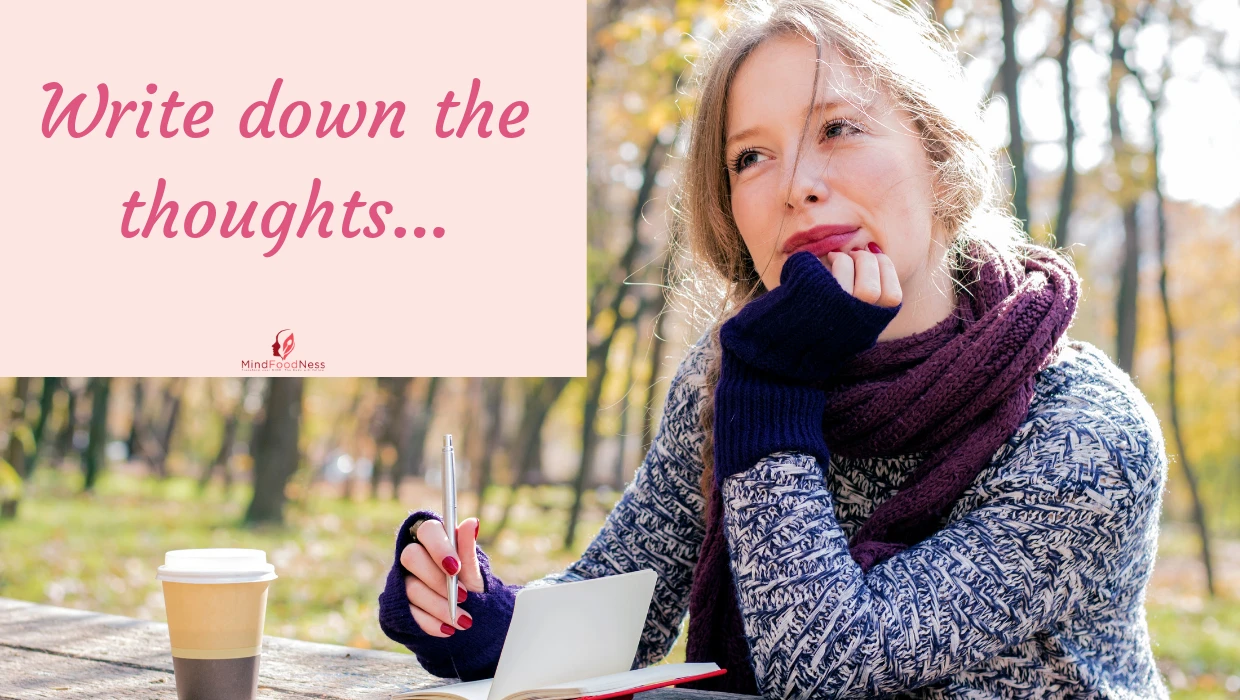 write down negative self talk